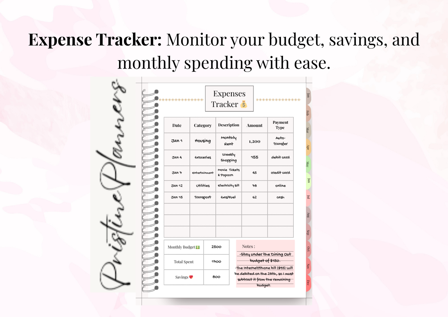 Complete Yearly Digital Planner | Finance, Wellness, Travel & More